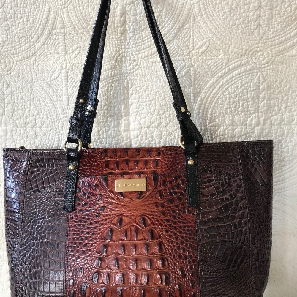 Brahmin bag and matching wallet